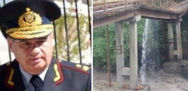 Göyçayda körpünün uçmasına görə generalın qardaşı saxlanıldı