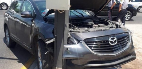 Yol polisinin əmrinə tabe olmayan sürücü ağır qəza törətdi