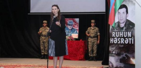 Qənirə Paşayeva qəhrəman şəhidimizin xatirəsinə həsr olunmuş anım tədbirində çıxış edib - VİDEO