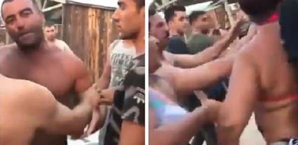 Bakıda çimərlikdə biabırçılıq: sərxoş kişilər qadınlara hücum çəkdi - VİDEO