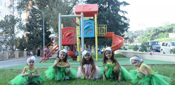 Nəsimi rayonunda yeni park istifadəyə verildi - FOTO
