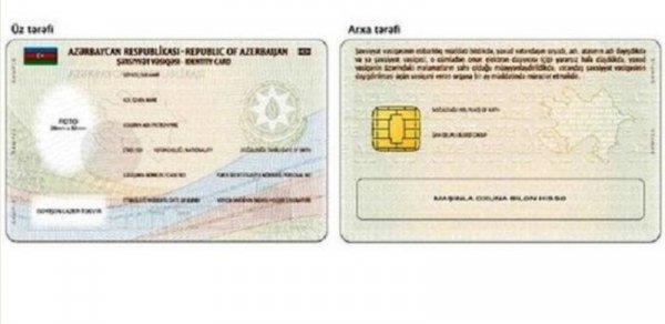 Yeni şəxsiyyət vəsiqələri ilə bağlı xəbər - Çipdəki məlumatları oxumaq mümkündür