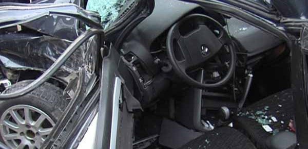 Abşeronda yol qəzası: 5 nəfər xəsarət aldı