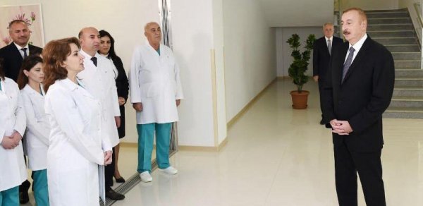 "Bir dənə də şəhər qalmayacaq ki, orada ən müasir xəstəxana olmasın" - İlham Əliyev