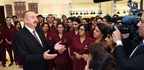 ""Azərxalça"nın xətti ilə ölkəmizdə yaxın gələcəkdə 30 fabrik yaradılacaq"