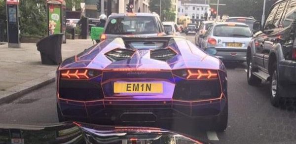 “EM1N”in bahalı “Lamborghini”si London küçələrində…  -FOTOLAR