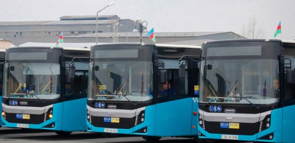Bakıda 160 saylı marşruta 12 metrlik avtobuslar verildi