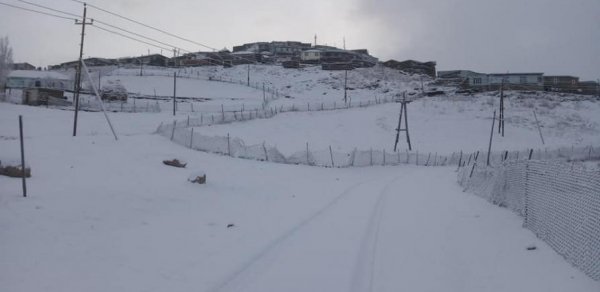 Quba və Qusara qar yağıb - FOTOLAR
