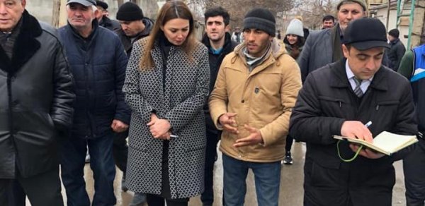 Qənirə Paşayeva  Xatınlı kəndində şəhid ailələri və Qarabağ müharibəsi veteranları ilə görüşüb - FOTOLAR