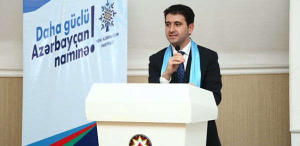 Naqif Həmzəyev seçiciləri daha güclü Azərbaycan naminə səs verməyə çağırıb - Video + Fotolar