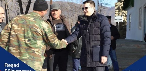 Rəşad Süleymanov daha bir görüş keçirdi - FOTO