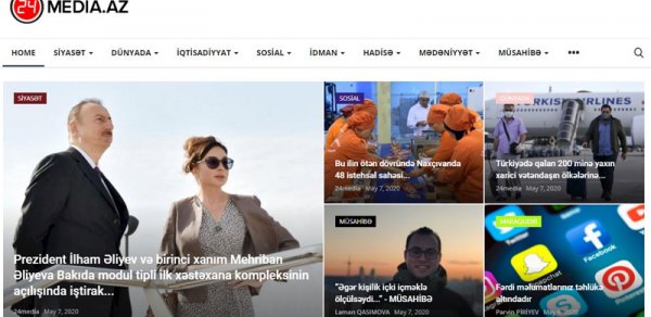 “24media.az” saytı 1 yaşını qeyd edir