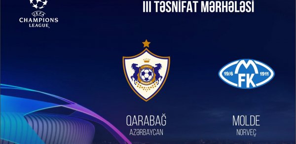 "Qarabağ" - "Molde" oyunu bu ölkədə keçiriləcək - RƏSMİ