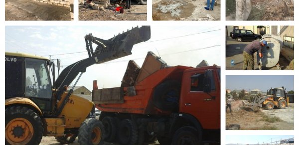 Binəqədi Rayonunda təmizlik işlərinin görülməsi davam etdirilir