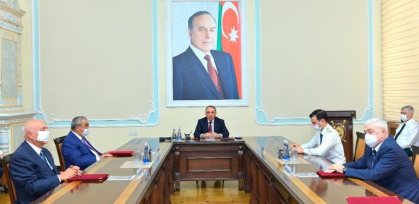 Baş prokuror Rüstəm Usubov və Namiq Əsgərovu qəbul etdi