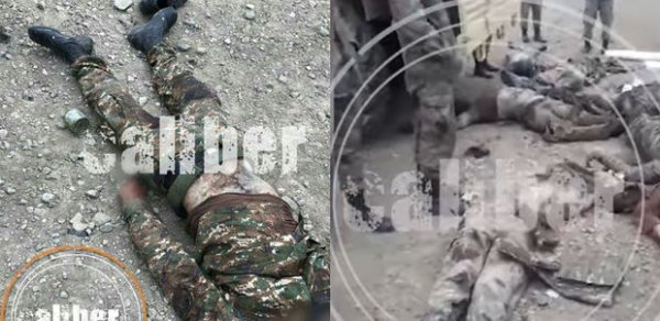 Məhv edilən erməni döyüşçülərinin görüntüləri - VİDEO