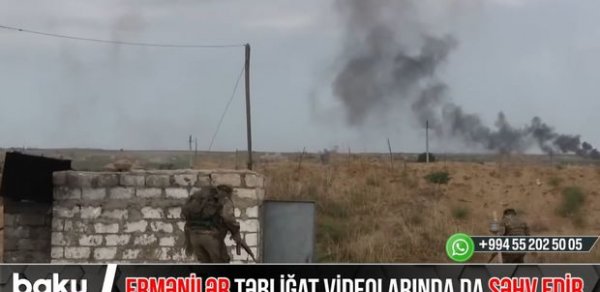 Ermənilər təbliğat videolarında da səhv edir - VİDEO