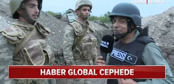 “Haber Global”ın müxbiri ön xətdəki əsgərlərimizin yanında - VİDEO