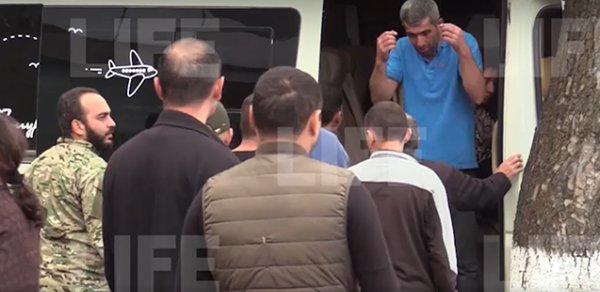 Xankəndidə ermənilərin qaçması ilə bağlı reportajı mərmi səsi yarımçıq kəsdi