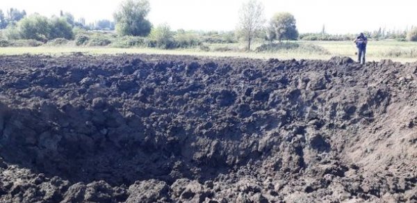 Düşmənin Bərdədə “Toçka-U” ilə zərbə endirdiyi yerdən FOTOREPORTAJ