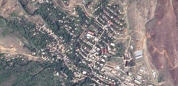 İşğaldan azad olunan Hadrutun peyk görüntüsü - Foto