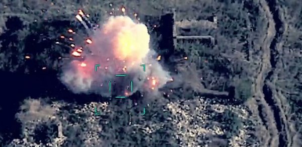 Düşmənin döyüşə hazır vəziyyətə gətirilən zenit-raket kompleksləri məhv edildi - Video