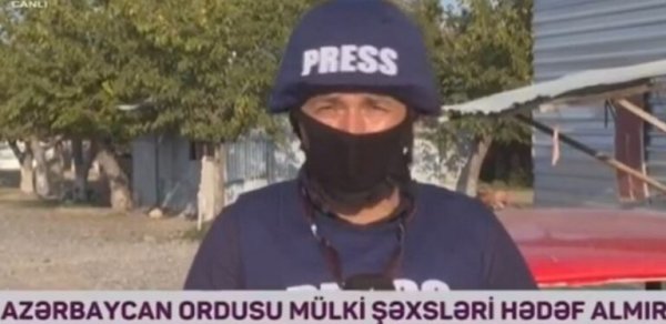 AzTV-nin əməkdaşı cəbhə bölgəsində yaralandı