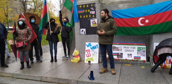 Monrealda erməni terroruna etiraz edilib - FOTO 