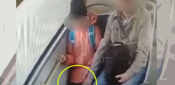 Pensiyaçı kişi avtobusda azyaşlı məktəbliyə qarşı əxlaqsız hərəkətlər etdi - VİDEO
