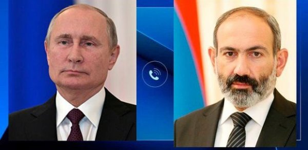 Putin Paşinyanla da telefonla danışdı
