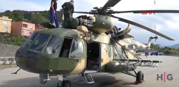 Türkiyədə təcili eniş edən Azərbaycan hərbi helikopteri təmir olunaraq qəza bölgəsindən ayrılıb – VİDEO