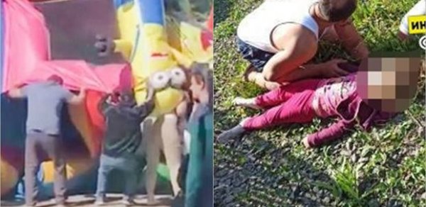 Rusiyada faciə: Havaya qalxan batutdan iki azyaşlı yerə çırpıldı - FOTO