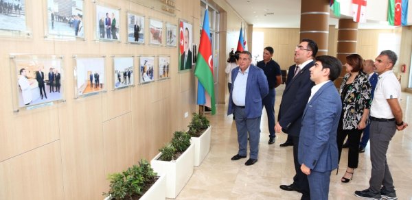 Media nümayəndələri Bakı Ali Neft Məktəbində - FOTOLAR