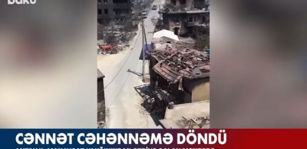 Cənnət cəhənnəmə döndü: Antalya-Manavqat yanğından sonra - VİDEO