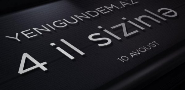 Yenigundem.az xəbər saytının yaradılmasından 4 il ötür