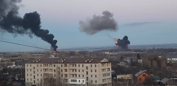 Xarkovda hərbi obyektlərə raket atılıb - FOTO