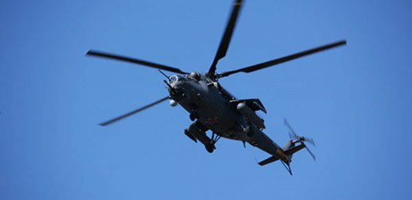Rus helikopterinin Kiyev yaxınlığında vurulma anı - VİDEO