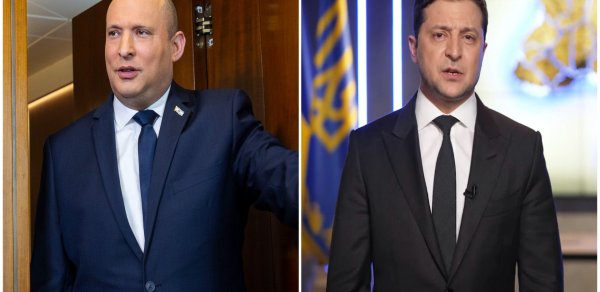 Zelenski İsrailin Baş naziri ilə danışdı
