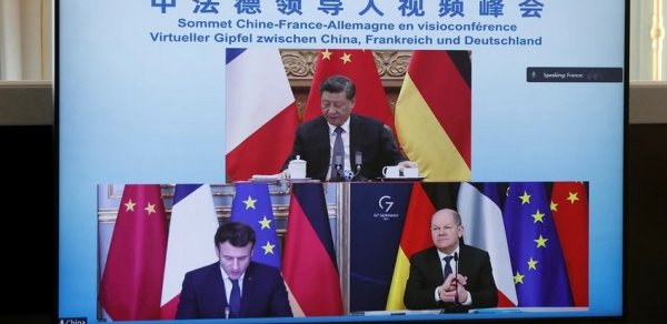 Çin, Fransa və Almaniya liderləri Ukraynadakı vəziyyəti müzakirə etdi