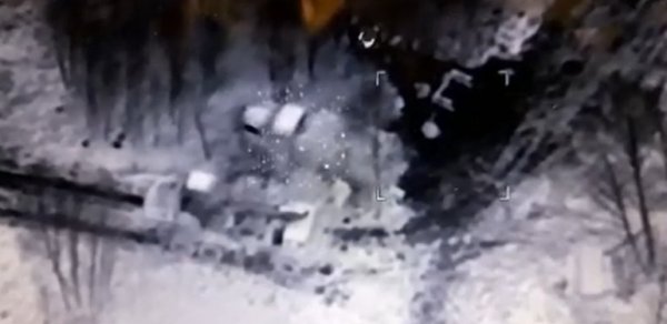 Ukrayna "Bayraktar"la əməliyyatın görüntülərini yaydı - VİDEO