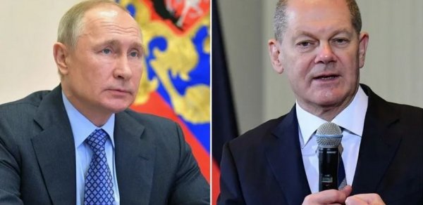 Putin və Şolts Ukraynadakı vəziyyəti müzakirə ediblər