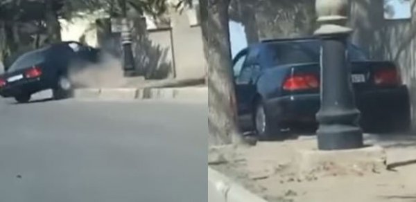 Avtoxuliqanın səbəb olduğu qəzanın görüntüləri yayıldı ANBAAN VİDEO