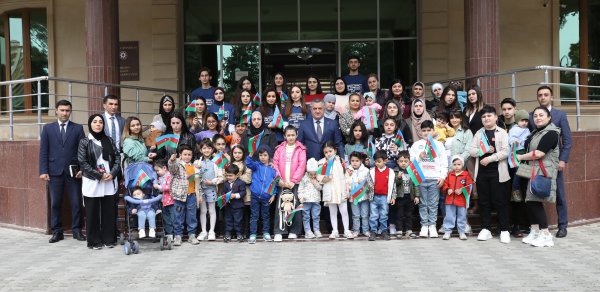 Abşeronlu şəhid övladlarının Heydər Əliyev Mərkəzinə ekskursiyası təşkil edilib - FOTOLAR