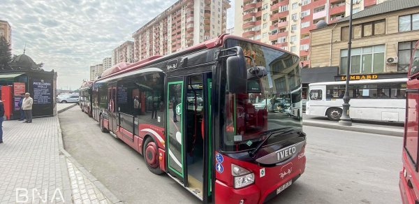 Bakıda bu avtobusların hərəkət sxemi dəyişdirilir