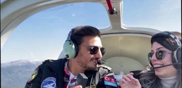 Həyatını itirən pilotun son görüntüləri yayıldı - VİDEO