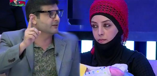 Övladından imtina edən ana canlı efirdə psixoloqu təhqir etdi - VİDEO