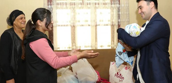 Azərbaycanda şəhidin qardaşı dünyaya gəldi, onun adı qoyuldu
