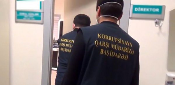 Daha bir qurumda əməliyyat: Yüksək vəzifəli şəxs saxlanıldı - FOTO