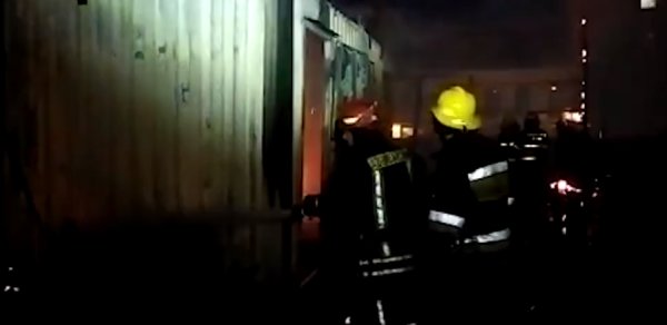 "Qış parkı"nın yaxınlığında baş vermiş yanğının görüntüləri - VİDEO