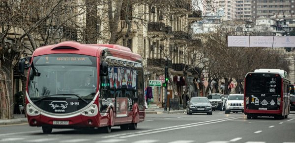 Bakıda 25 avtobusun hərəkəti 16 dəqiqə gecikir